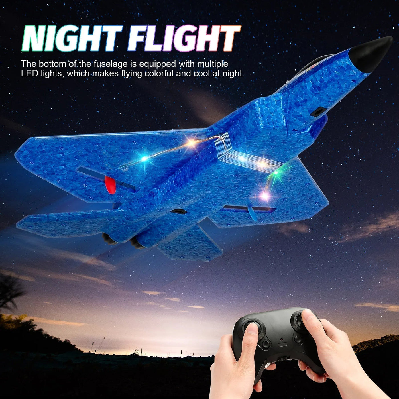 RC Plan Remote Control Aeroplan With LED lights