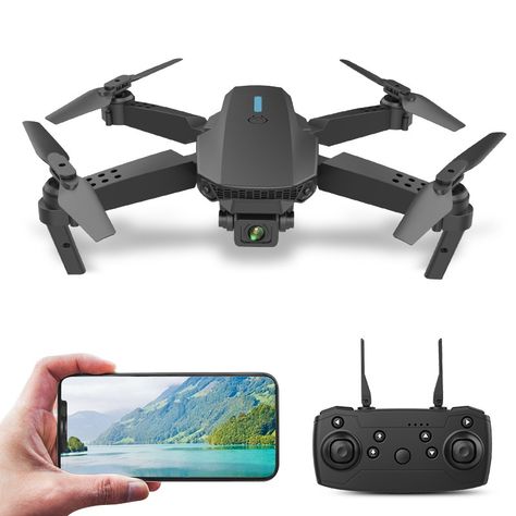 New Quadcopter E88 Pro WIFI FPV Drone With Wide Angle HD 4K Camera Height Hold RC Foldable Quadcopter Drone