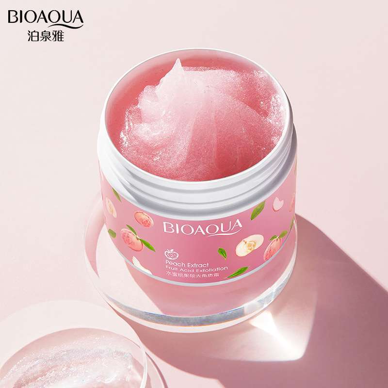 BIOAQUA Honey Peach Exfoliating Cream Facial Scrub Exfoliant Body Scrub