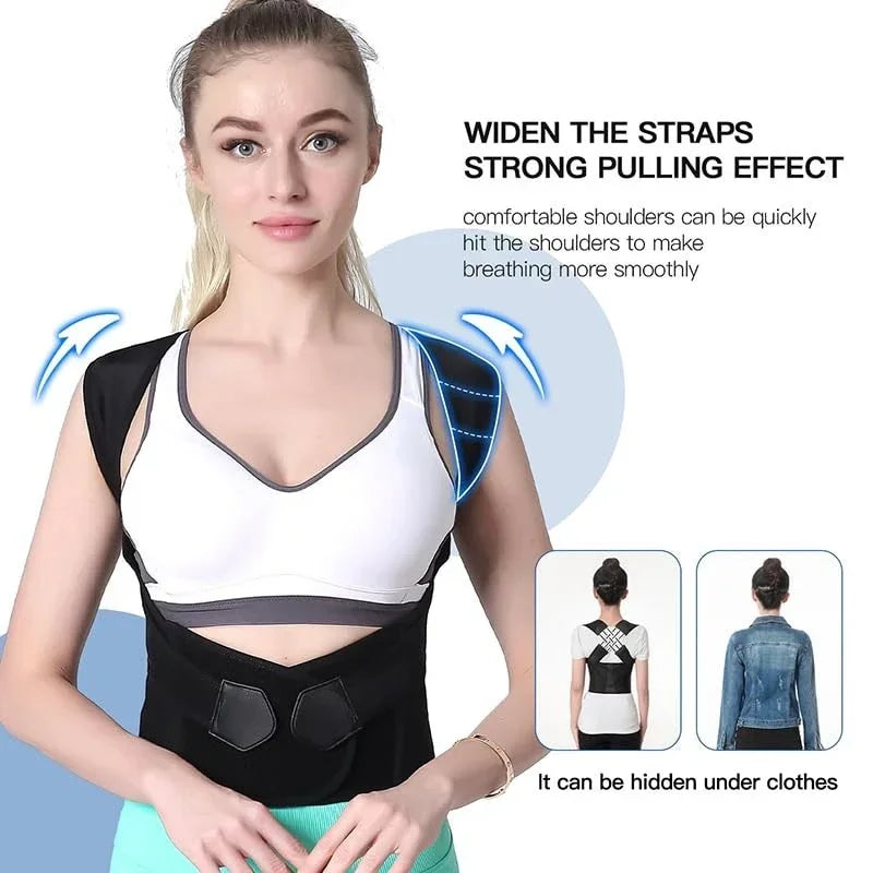 Adjustable Back Support Posture Corrector for Women and Men